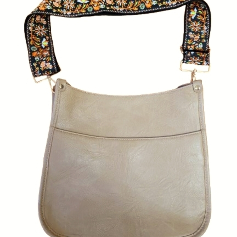 Viva Terry Vegan Leather Crossbody Fashion Shoulder Bag Purse with Adjustable